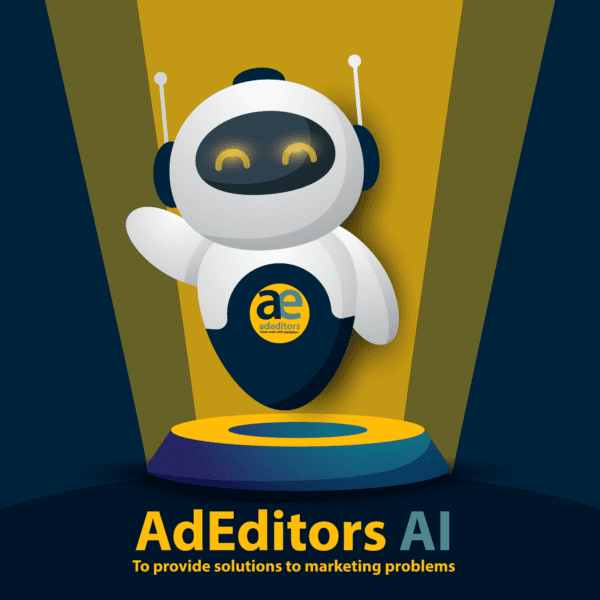 بوت AI Adeitors لتقديم حلول مفيدة ومبتكرة لمشاكل التسويق الإلكتروني والإعلانات.